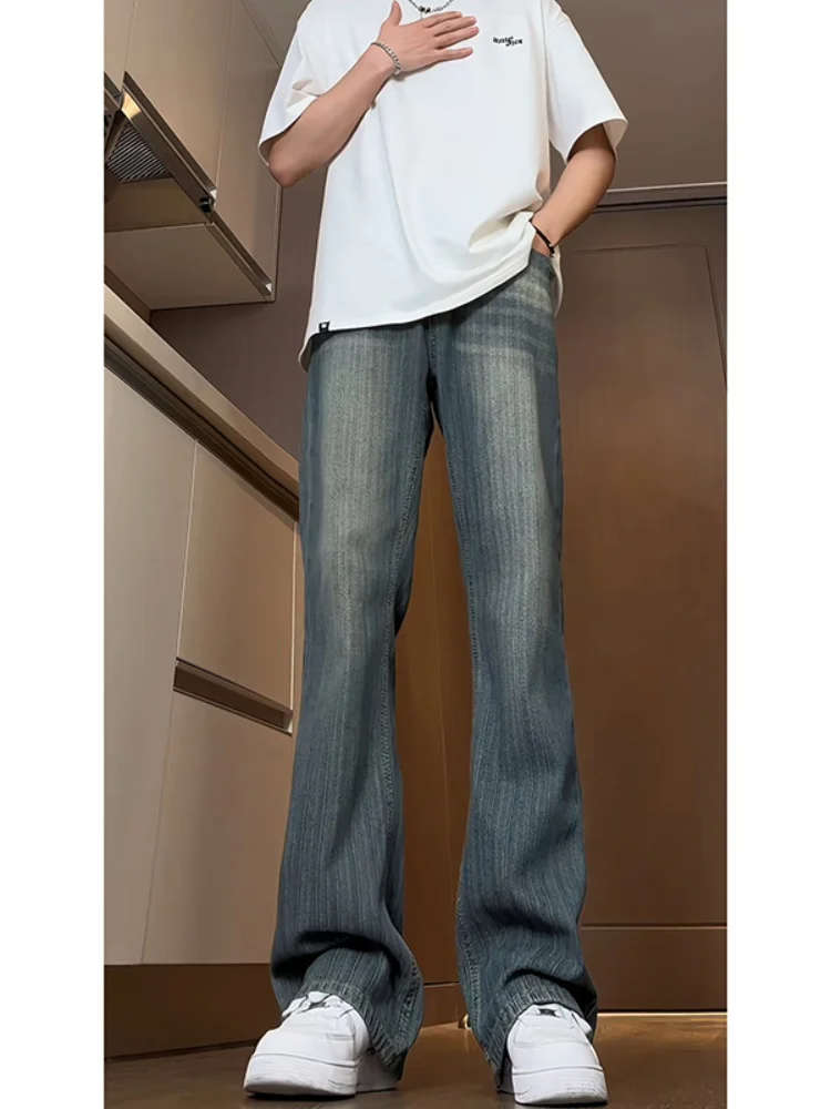 Men's Autumn Thin Casual Denim Jeans Drapey Loose Straight Leg Long Trousers Fashionable Versatile Lightweight Classic Fit
Men's Autumn Thin Casual Denim Jeans Drapey Loose Straight Leg Long Trousers Fashionable Versatile Lightweight Classic Fit