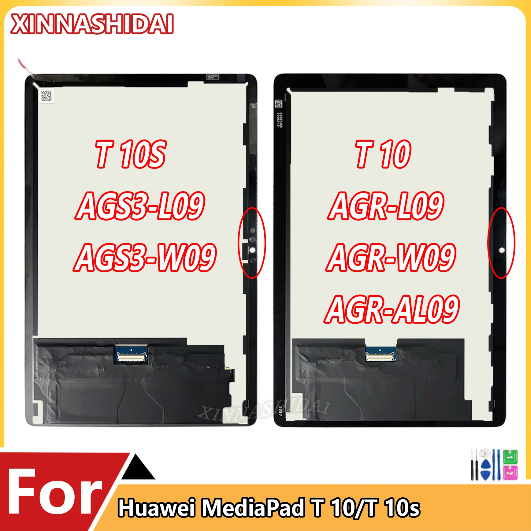 LCD Display For Huawei MediaPad MatePad T10 T10s T 10 AGR-L09 AGR-W09 AGR-AL09 AGS3-L09 AGS3-W09 Touch Screen Digitizer Assembly
LCD Display For Huawei MediaPad MatePad T10 T10s T 10 AGR-L09 AGR-W09 AGR-AL09 AGS3-L09 AGS3-W09 Touch Screen Digitizer Assembly