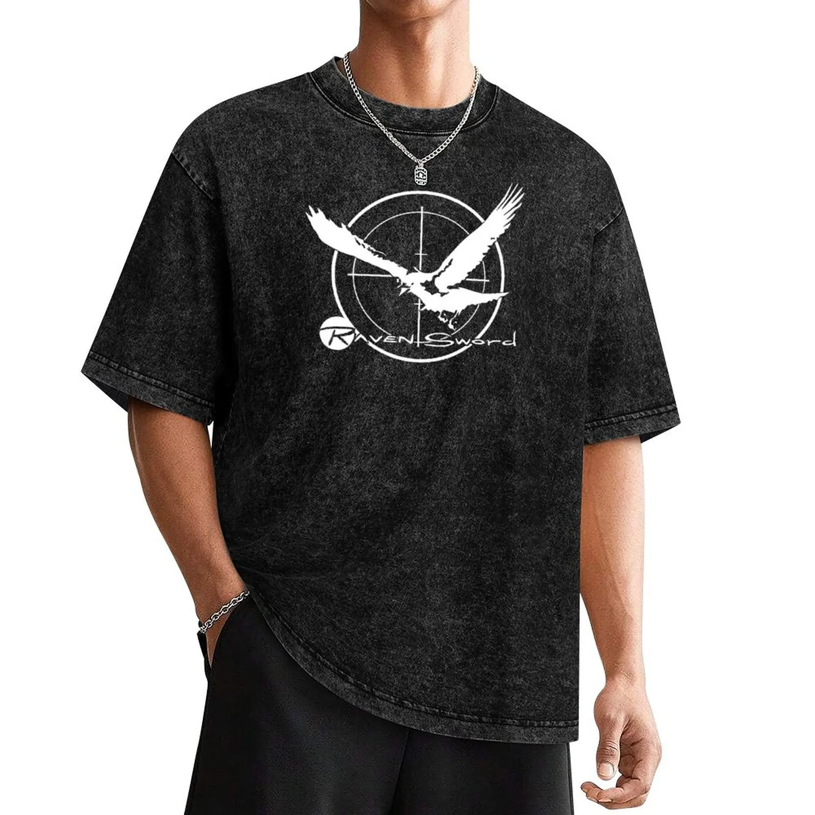 Metal Gear Solid - Raven Sword Emblem T-Shirt graphic tee shirt heavyweights men tshirt
Metal Gear Solid - Raven Sword Emblem T-Shirt graphic tee shirt heavyweights men tshirt
