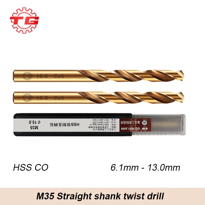TG HSSCo5 M35 Спиральное сверло Прямые сверла 6,1-13,0 мм Обработка: нержавеющая сталь. Легированная сталь. Алюминий и т. д.
TG HSSCo5 M35 Спиральное сверло Прямые сверла 6,1-13,0 мм Обработка: нержавеющая сталь. Легированная сталь. Алюминий и т. д.