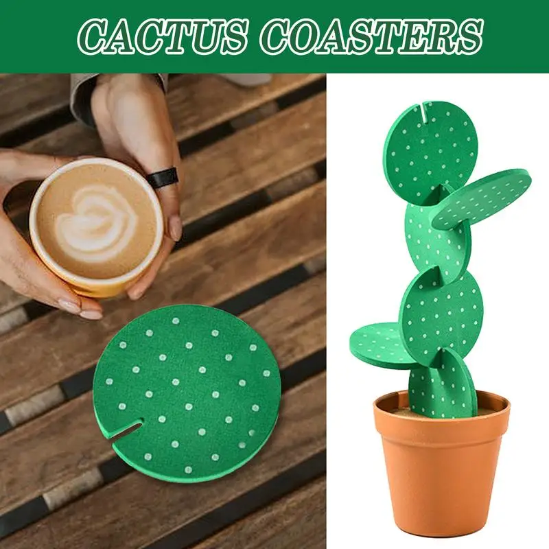 Coaster Set Cactus Heat Insulation Mat Coaster Non Slip Tabletop Protection Mat For Dining Table Desk Living Room Kitchen Bar
Coaster Set Cactus Heat Insulation Mat Coaster Non Slip Tabletop Protection Mat For Dining Table Desk Living Room Kitchen Bar