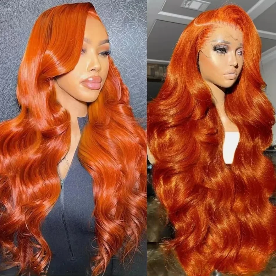 #350 Ginger Orange 5x5 Glueless Lace Closure Wigs Body Wave 13x6 HD Lace Front Human Hair Wigs Brazilian 13x4 Frontal Wigs Women
#350 Ginger Orange 5x5 Glueless Lace Closure Wigs Body Wave 13x6 HD Lace Front Human Hair Wigs Brazilian 13x4 Frontal Wigs Women