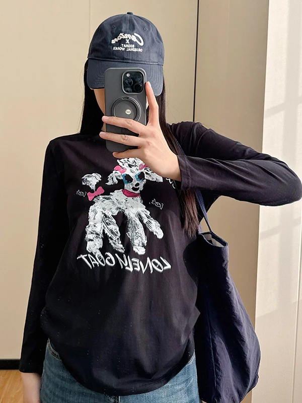 plus Size Women's Long Sleeve T-Shirt Cartoon Print Loose Belly Covering Base Shirt Slimming Top Casual Style Cotton Polyeste...
plus Size Women's Long Sleeve T-Shirt Cartoon Print Loose Belly Covering Base Shirt Slimming Top Casual Style Cotton Polyeste...