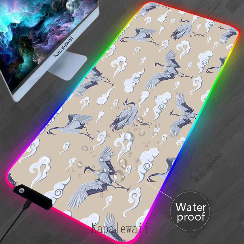 Crane Large Gamer Mouse Pad RGB Gaming Mousepad Waterproof Desk Mat Locking Edge Mouse Mat Game Speed Accessories Keyboard Pads
Crane Large Gamer Mouse Pad RGB Gaming Mousepad Waterproof Desk Mat Locking Edge Mouse Mat Game Speed Accessories Keyboard Pads