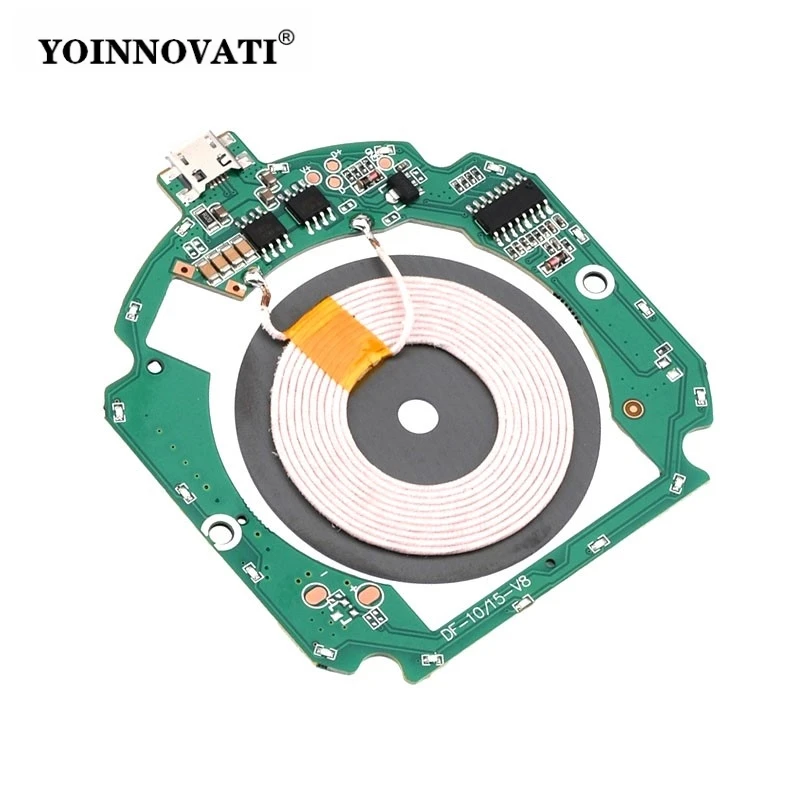 15W Qi Wireless Charger Transmitter Module - 10W Fast Charging PCBA Board for Car/Home Use
15W Qi Wireless Charger Transmitter Module - 10W Fast Charging PCBA Board for Car/Home Use