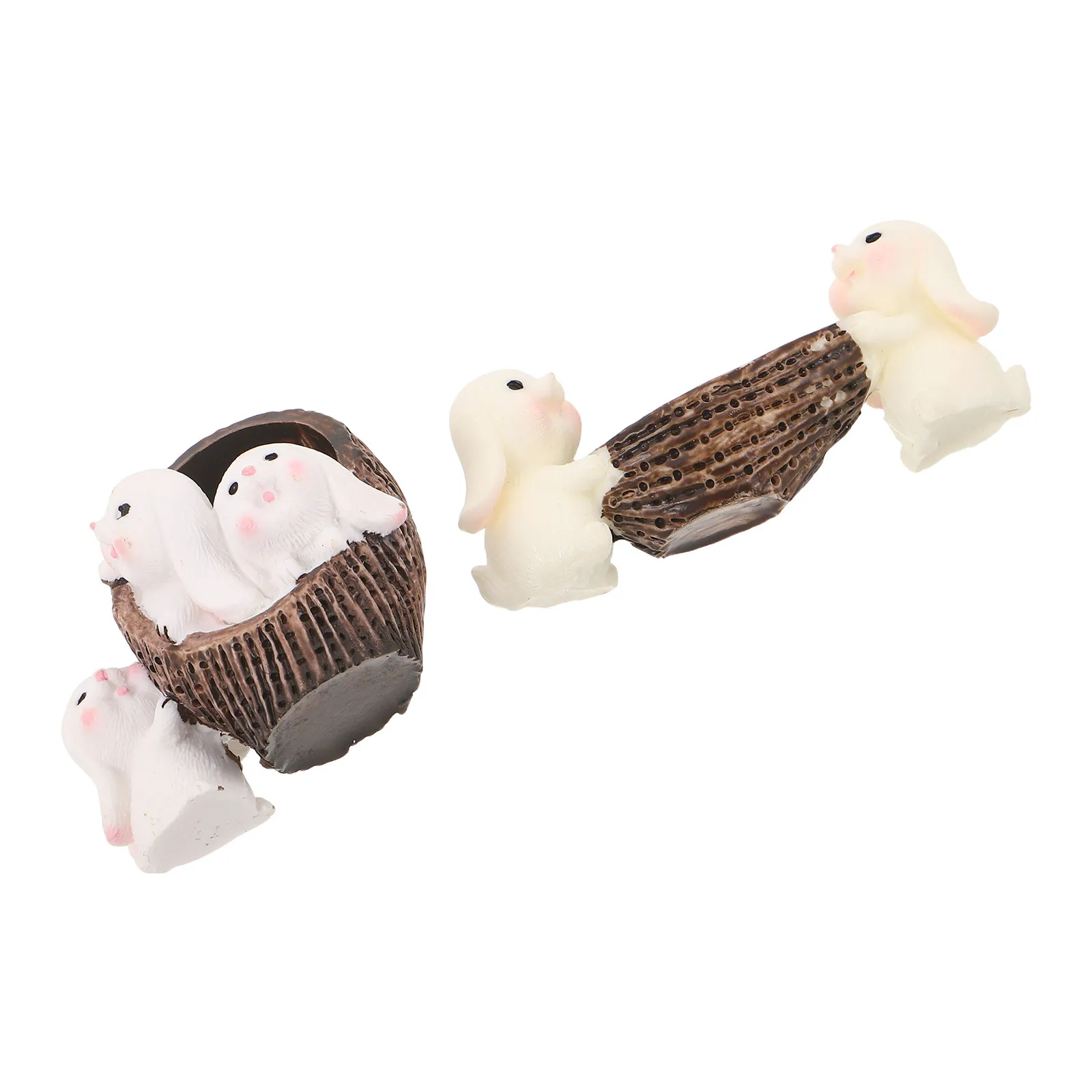 2Pcs Bunny Miniature Resin Sculptures Small Rabbit Statue Fairy Garden Micro Landscape Dollhouse Accessories Natural Charm Decor
2Pcs Bunny Miniature Resin Sculptures Small Rabbit Statue Fairy Garden Micro Landscape Dollhouse Accessories Natural Charm Decor