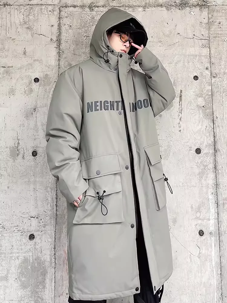 Зимнее утепленное мужское пуховое пальто до колен, молодежное, модное, брендовое, больших размеров, теплое, средней длины
Зимнее утепленное мужское пуховое пальто до колен, молодежное, модное, брендовое, больших размеров, теплое, средней длины