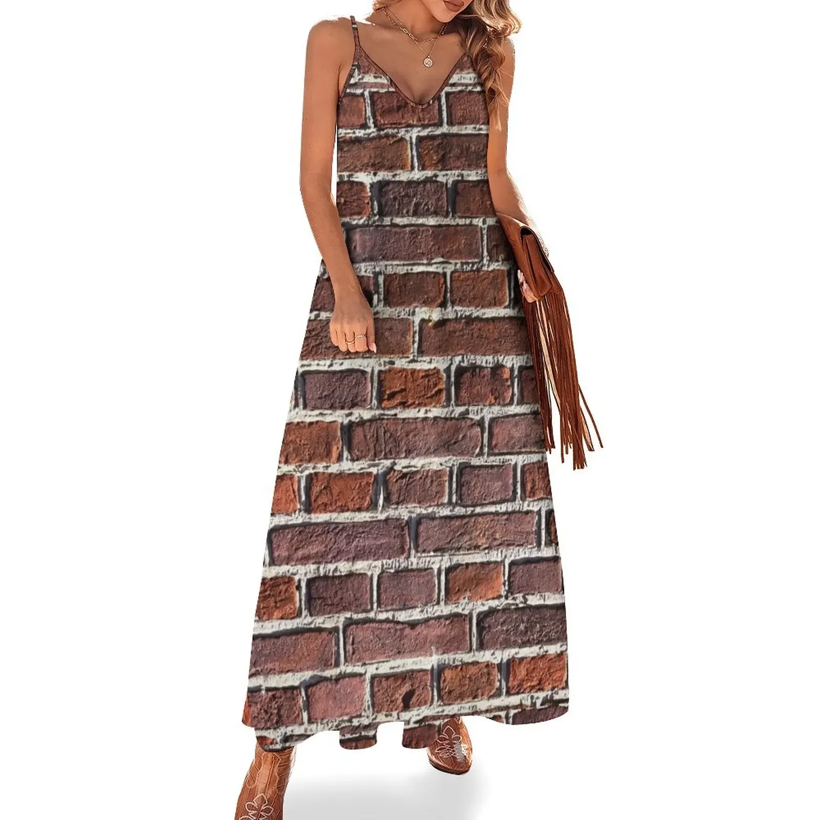 Red Bricks Sleeveless Dress Elegant gown dress women elegant luxury women's luxury party dress
Red Bricks Sleeveless Dress Elegant gown dress women elegant luxury women's luxury party dress