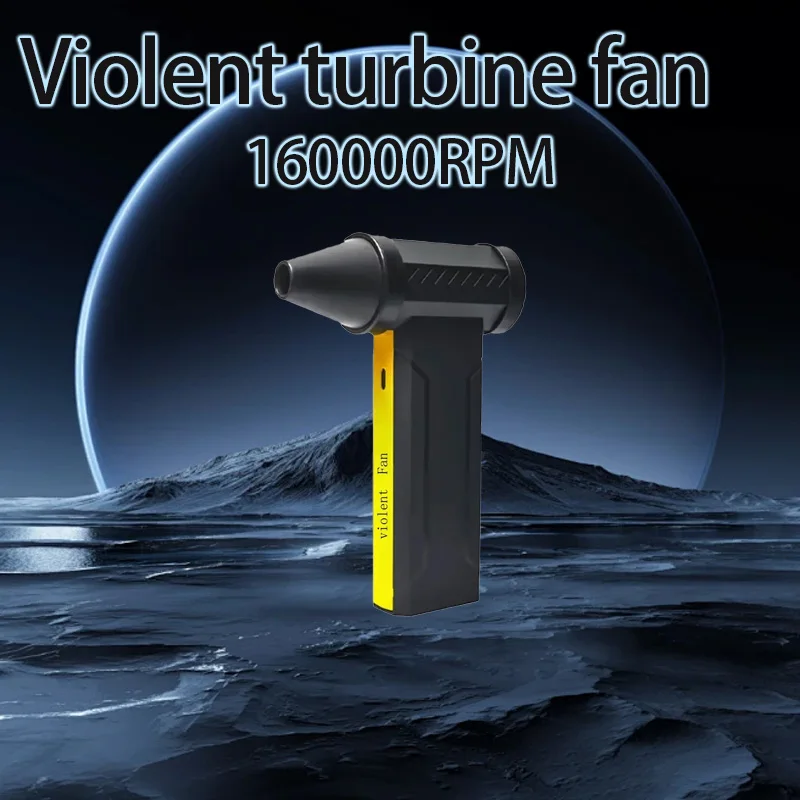 160000 RPM Brushless Motor Electric Turbo Jet Fan High-Speed Turbo Violent Fan USB Rechargeable Powerful Dust Blower 10000mAh
160000 RPM Brushless Motor Electric Turbo Jet Fan High-Speed Turbo Violent Fan USB Rechargeable Powerful Dust Blower 10000mAh