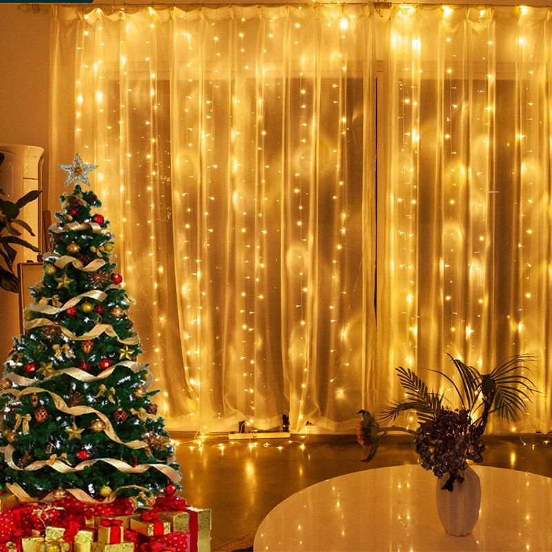 2022 Christmas Garland Curtain LED Lights Merry Christmas Decorations For Home Ornaments Xmas Gifts Navidad New Year Decor Party
2022 Christmas Garland Curtain LED Lights Merry Christmas Decorations For Home Ornaments Xmas Gifts Navidad New Year Decor Party