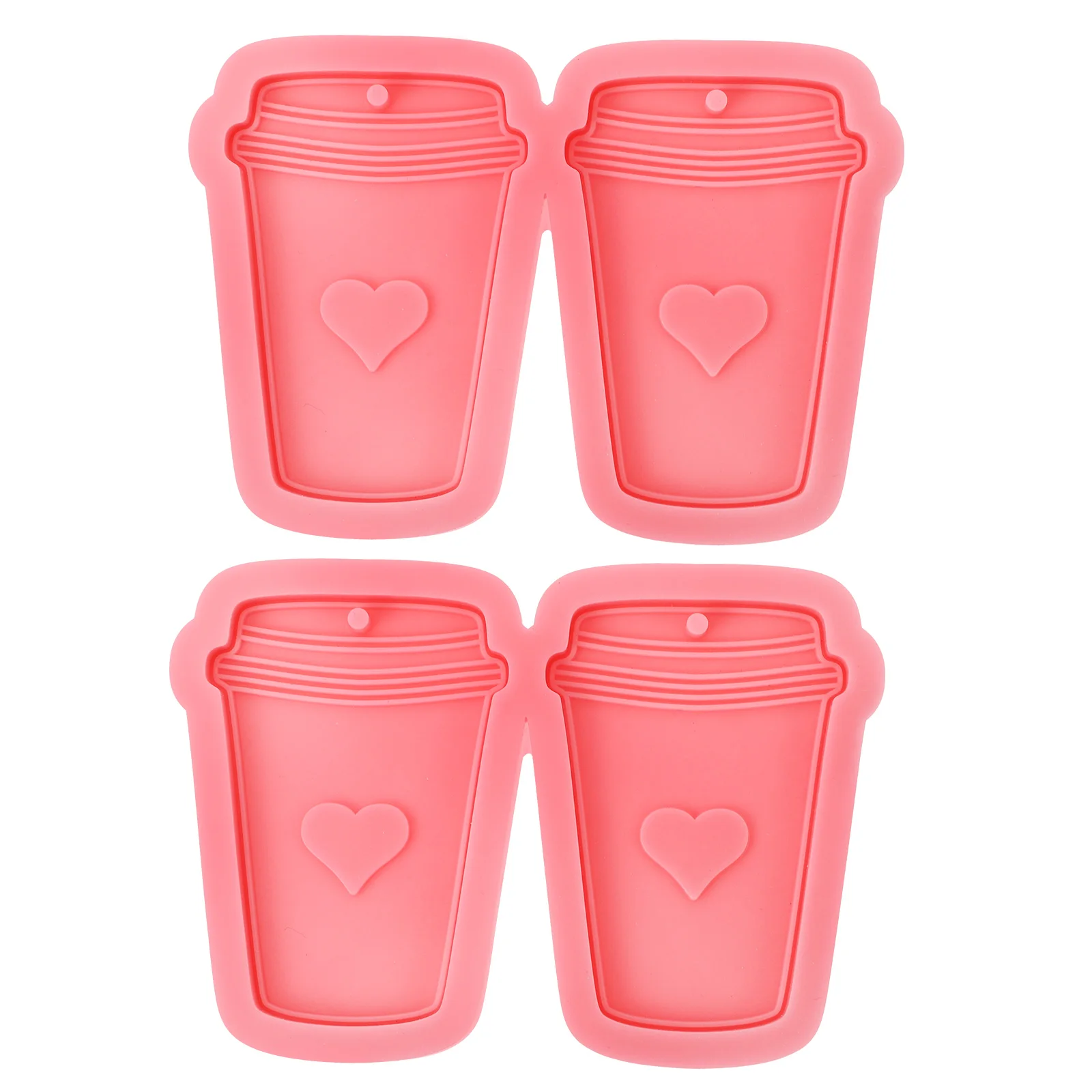 2 Pcs Coffee Cup Silicone Molds for Crafting Keychains Pendants DIY Jewelry Making Heart Shape Travel Accessories
2 Pcs Coffee Cup Silicone Molds for Crafting Keychains Pendants DIY Jewelry Making Heart Shape Travel Accessories