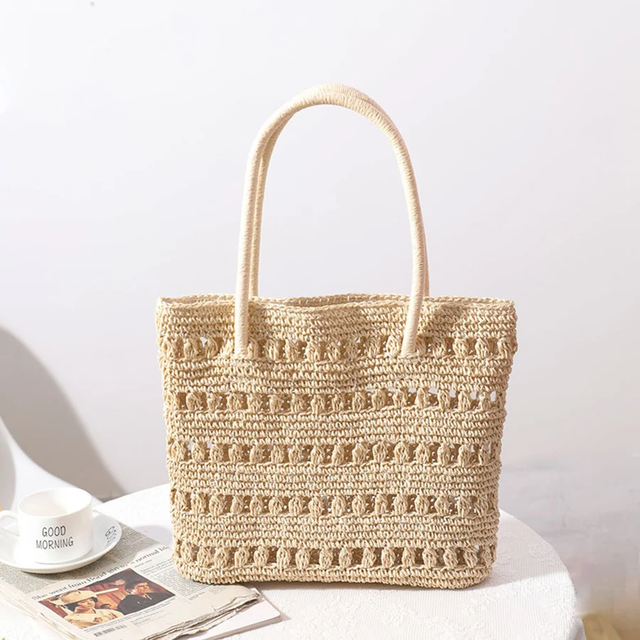 Straw Beach Handbag Hollow out Women Clutch Purses Girls Rattan Woven Summer Vacation Beach Shoulder Tote Bags For Daily Bolsas
Straw Beach Handbag Hollow out Women Clutch Purses Girls Rattan Woven Summer Vacation Beach Shoulder Tote Bags For Daily Bolsas