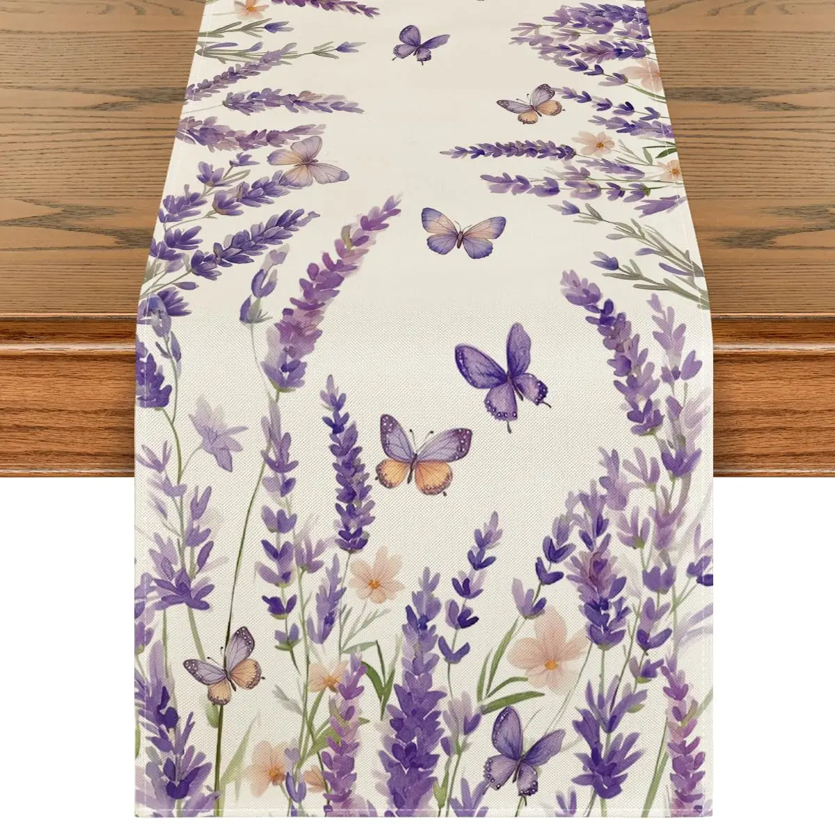 Purple Lavender Floral Butterflies Spring Table Runner, Seasonal Summer Kitchen Dining Table Decoration for Home Party Decor
Purple Lavender Floral Butterflies Spring Table Runner, Seasonal Summer Kitchen Dining Table Decoration for Home Party Decor
