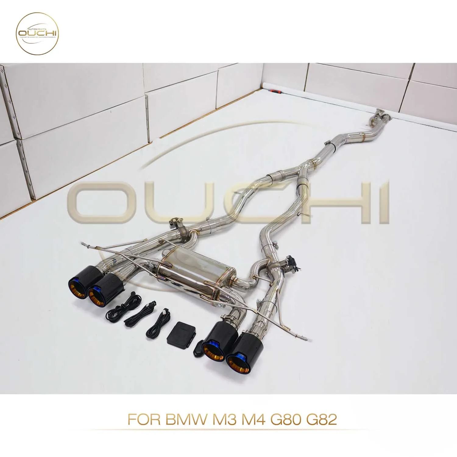 OUCHI Stainless Steel Catback Exhaust System for BMW M3 M4 G80 G82 High-Performance Automotive Accessory
OUCHI Stainless Steel Catback Exhaust System for BMW M3 M4 G80 G82 High-Performance Automotive Accessory