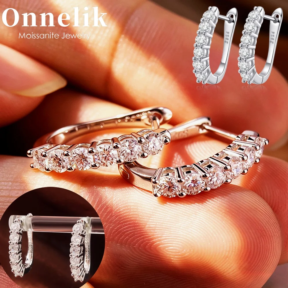Onnelik S925 Sterling Silver 1.2CT Moissanite Stud Earrings Minimalist Luxury Everyday Jewelry for Women Elegant Birthday Gift
Onnelik S925 Sterling Silver 1.2CT Moissanite Stud Earrings Minimalist Luxury Everyday Jewelry for Women Elegant Birthday Gift