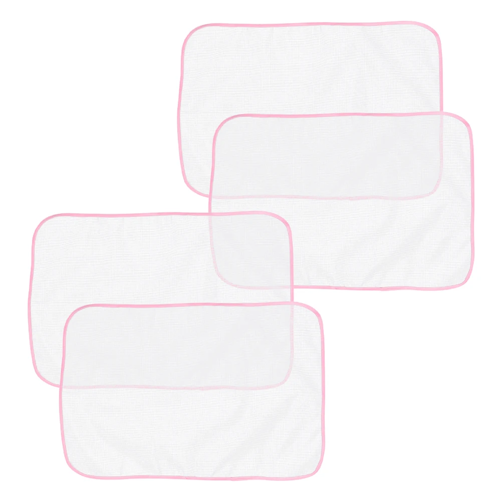 4 Pcs Ironing Pad 90x40cm Pink Portable Mesh Cloth Household Mat Protective Insulation Steam Pressing Reusable Washable
4 Pcs Ironing Pad 90x40cm Pink Portable Mesh Cloth Household Mat Protective Insulation Steam Pressing Reusable Washable
