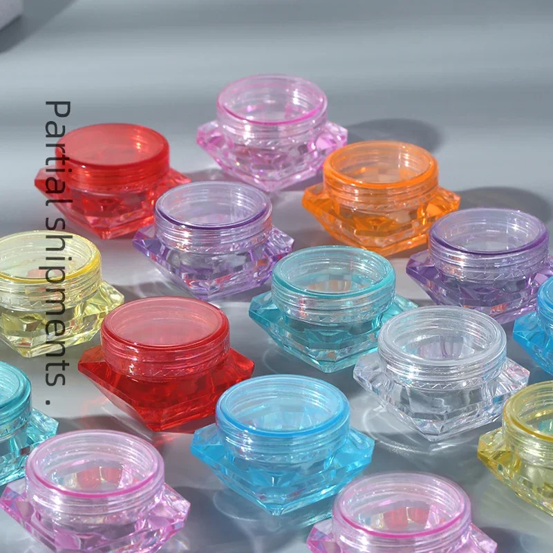 100Pcs 5g Plastic Diamond Shape Cosmetic Jar Makeup Pot Face Cream Lotion Nail Art Lip Balm Containers Box Refillable Bottles
100Pcs 5g Plastic Diamond Shape Cosmetic Jar Makeup Pot Face Cream Lotion Nail Art Lip Balm Containers Box Refillable Bottles