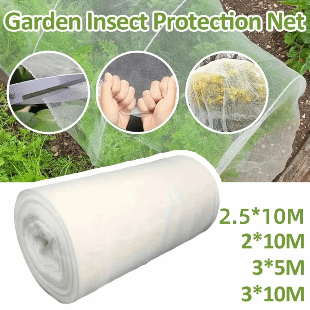 60 Mesh Plant Insect Protection Net Anti-Bird Reusable Mesh Plant Cover Multi-purpose Transparent Bird Barrier Screen
60 Mesh Plant Insect Protection Net Anti-Bird Reusable Mesh Plant Cover Multi-purpose Transparent Bird Barrier Screen