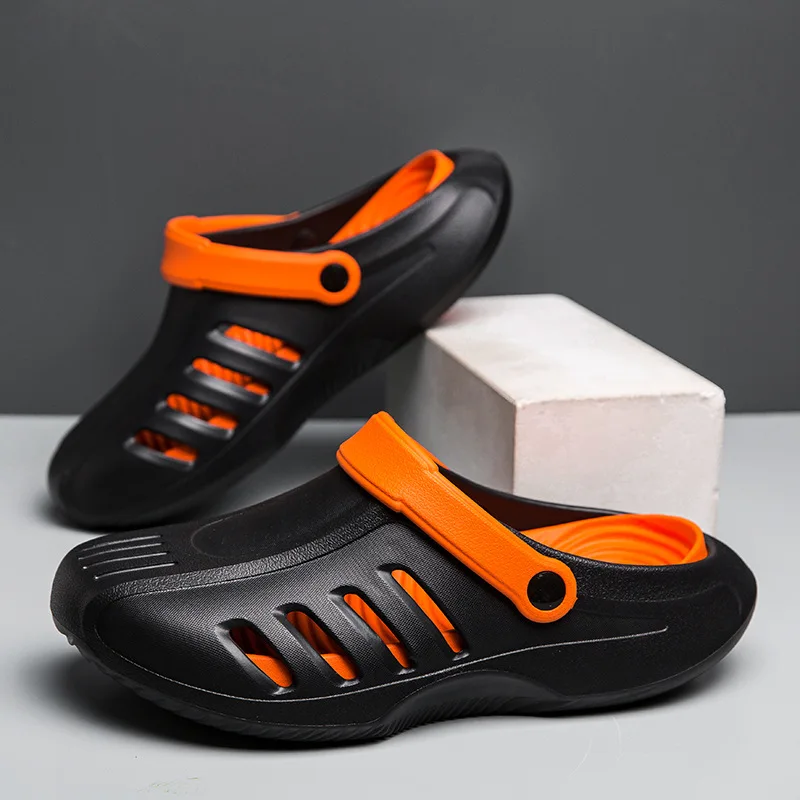 2025 Men's Summer Sports Shoes, Anti Slip Beach Sandals, Wear-resistant EVA Anti Odor Color Blocked Toe Cap Thick Soled Slippers
2025 Men's Summer Sports Shoes, Anti Slip Beach Sandals, Wear-resistant EVA Anti Odor Color Blocked Toe Cap Thick Soled Slippers