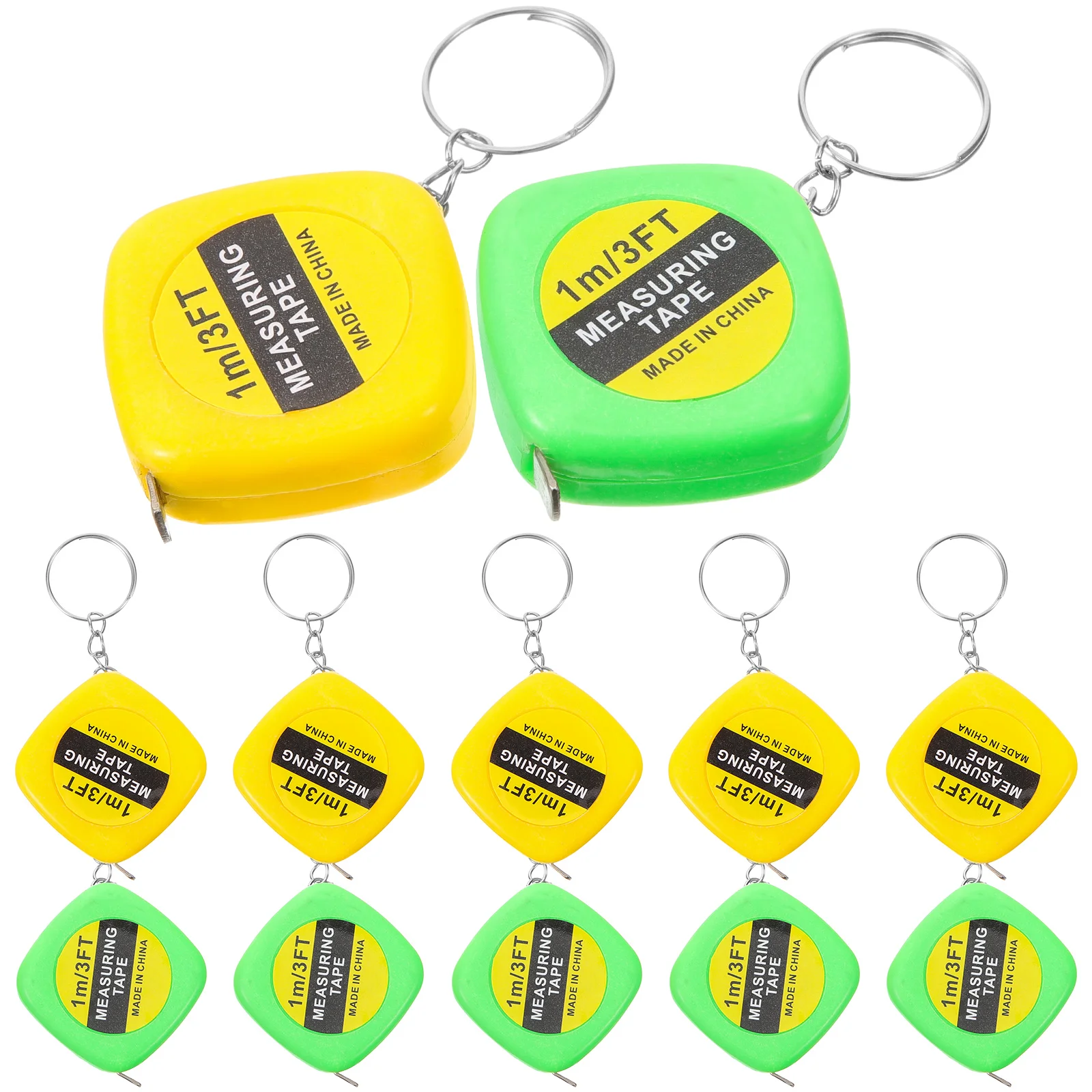 12pcs Tape Measure Keychain Mini Portable Measuring Tool High Bulk Retractable Lock Practical Design For Home
12pcs Tape Measure Keychain Mini Portable Measuring Tool High Bulk Retractable Lock Practical Design For Home