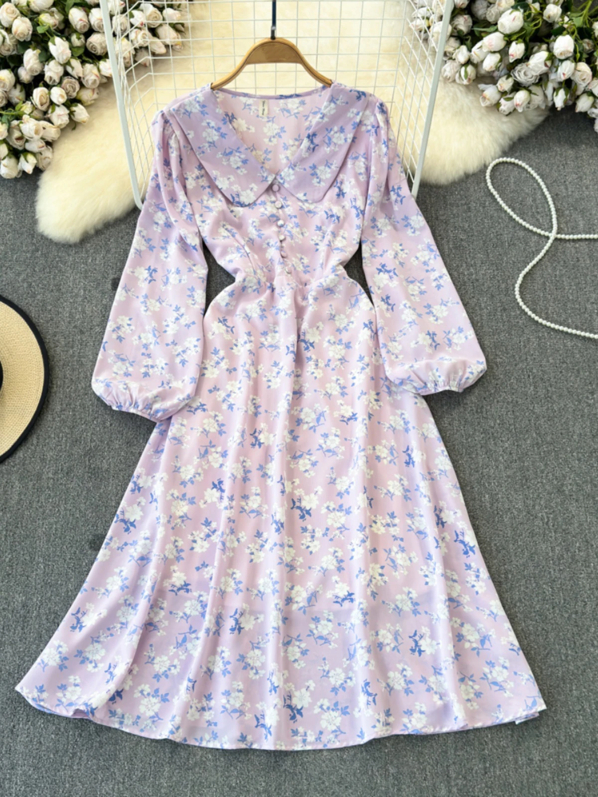 Elegant Women'S Dress 2025 Spring Floral Print Female Clothing Design Vestidos Long Sleeve Robe Femmes Beach Vacation Dresses
Elegant Women'S Dress 2025 Spring Floral Print Female Clothing Design Vestidos Long Sleeve Robe Femmes Beach Vacation Dresses