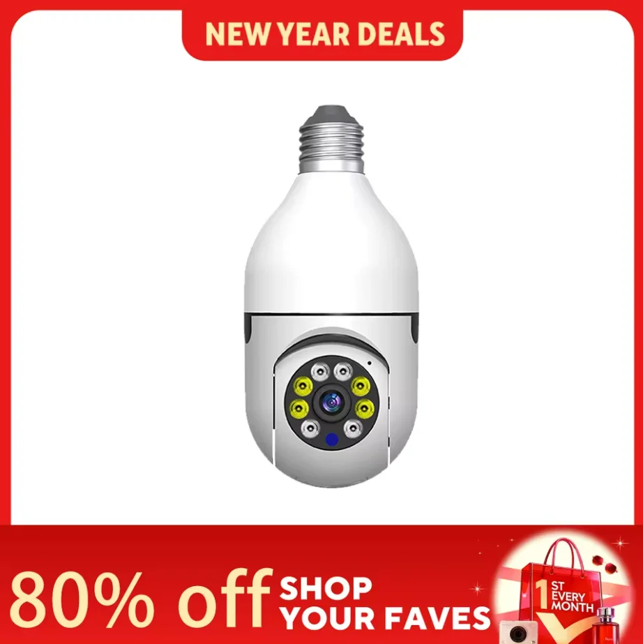 3MP E27 Bulb WiFi PTZ Camera, 10X Zoom, Color Night Vision, Human Tracking, Home Security CCTV Surveillance Baby Monitor
3MP E27 Bulb WiFi PTZ Camera, 10X Zoom, Color Night Vision, Human Tracking, Home Security CCTV Surveillance Baby Monitor