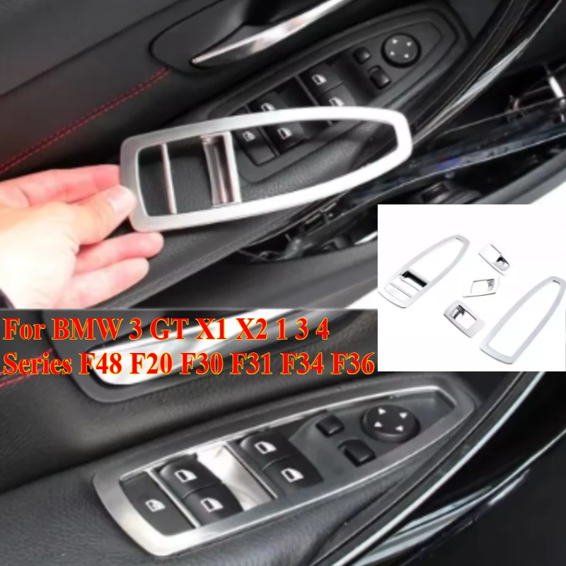 ABS Matt Silver Chrome Door and Window Control Switch Panel Cover for BMW 3 GT X1 X2 1 3 4 Series F48 F20 F30 F31 F34 F36
ABS Matt Silver Chrome Door and Window Control Switch Panel Cover for BMW 3 GT X1 X2 1 3 4 Series F48 F20 F30 F31 F34 F36