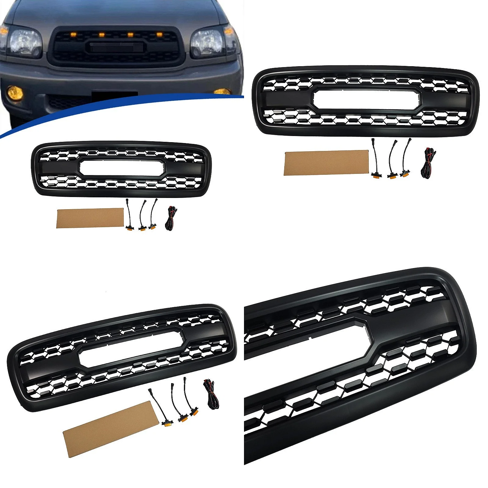 Fits 2001-2004 Toyota Sequoia TRD Style Grille Insert ABS Black
Fits 2001-2004 Toyota Sequoia TRD Style Grille Insert ABS Black