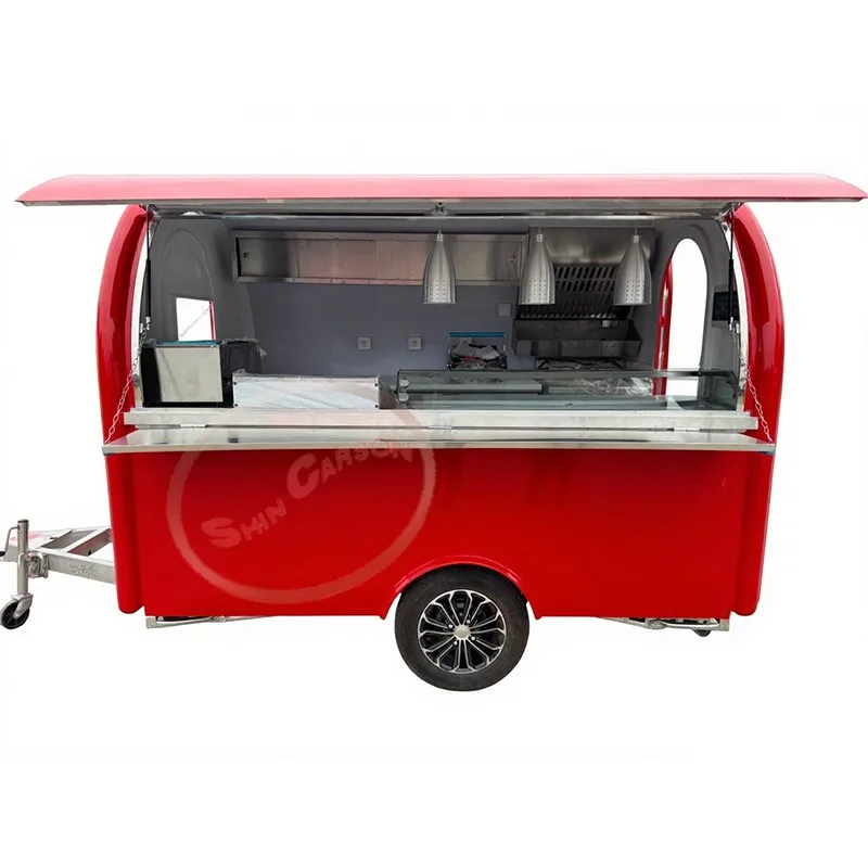 Outdoor Food Trailer, Unique-Shaped and Fully-equipped
Outdoor Food Trailer, Unique-Shaped and Fully-equipped