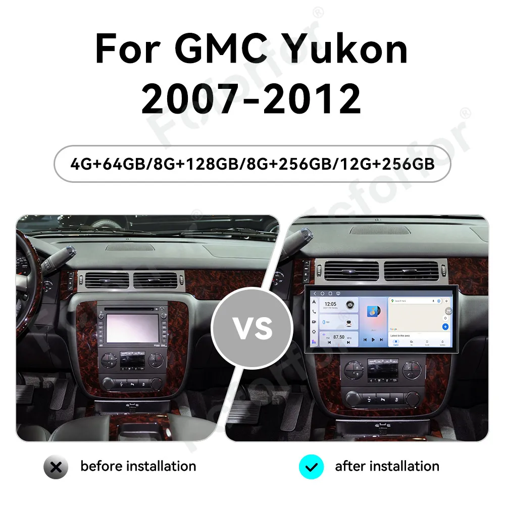 For GMC Yukon 2007-2012 15.8" Android 15 OS Wireless CarPlay Touch Screen HD IPS Display GPS Navi Multimedia Stereo
For GMC Yukon 2007-2012 15.8" Android 15 OS Wireless CarPlay Touch Screen HD IPS Display GPS Navi Multimedia Stereo