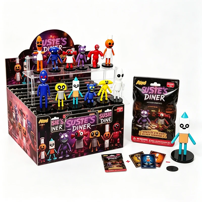 In stock new game Susie's Diner Blind Bag Figures Set - Random Collectible Character with Card & Base
In stock new game Susie's Diner Blind Bag Figures Set - Random Collectible Character with Card & Base