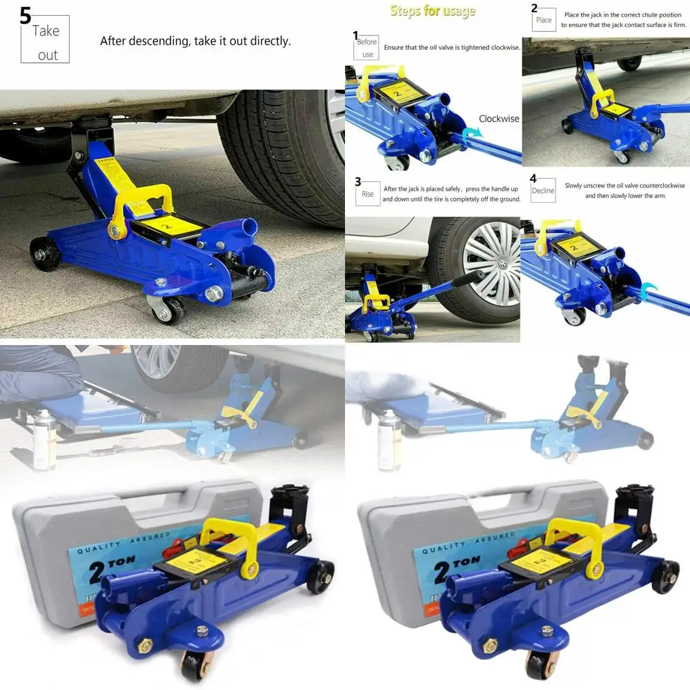 Компактный гидравлический автомобильный подъемник с грузоподъемностью 4000 фунтов, портативный домкрат-тележка для эффективного подъема транспортных средств
Компактный гидравлический автомобильный подъемник с грузоподъемностью 4000 фунтов, портативный домкрат-тележка для эффективного подъема транспортных средств