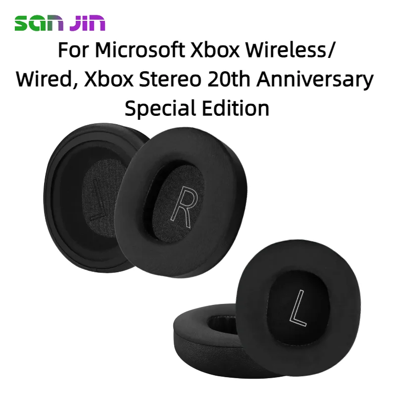 Replacement ear pads for Microsoft Xbox Wireless/Wired, Xbox Stereo 20th Anniversary Special Edition headphones
Replacement ear pads for Microsoft Xbox Wireless/Wired, Xbox Stereo 20th Anniversary Special Edition headphones
