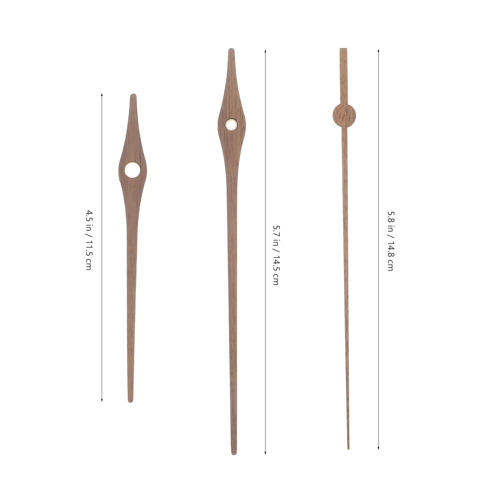 5 set Wooden Clock Hands For Wall Hanging Diy Repair Replacement Simple Sturdy Natural Wood Texture Timepiece Needles Suitable 
5 set Wooden Clock Hands For Wall Hanging Diy Repair Replacement Simple Sturdy Natural Wood Texture Timepiece Needles Suitable