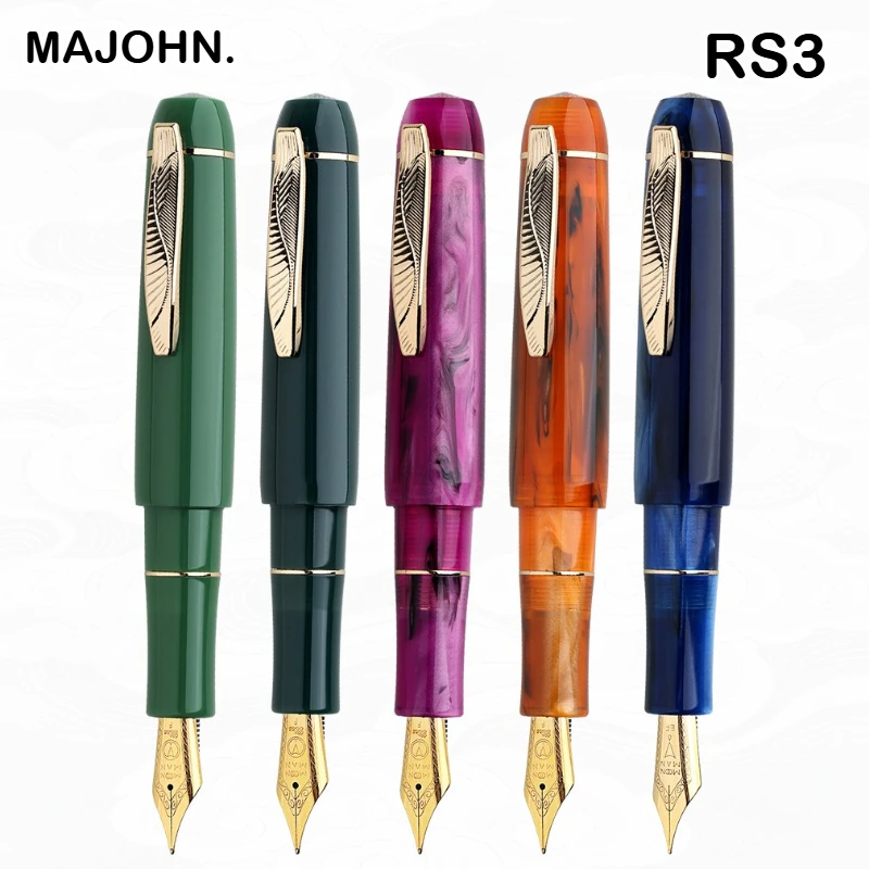 MAJOHN RS3 Short Mini Fountain Pen Travel Account Pocket High End Resin Calligraphy Pen School Office Supplies Stationery
MAJOHN RS3 Short Mini Fountain Pen Travel Account Pocket High End Resin Calligraphy Pen School Office Supplies Stationery