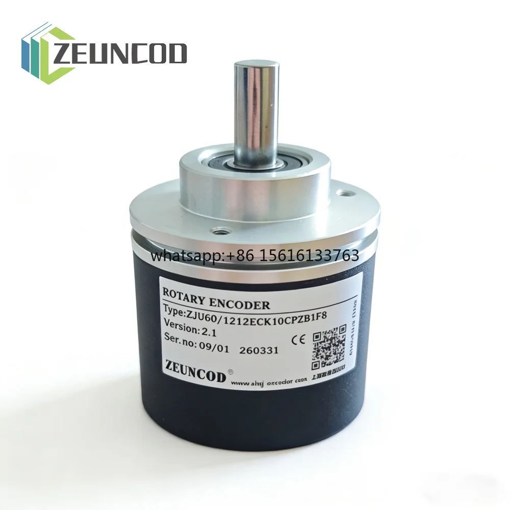 ZHEJUN Synchronous Parallel Absolute Rotary Encoder Magnetic 25Bit Resolution IP65/IP68 Industrial Position Sensor CANbus