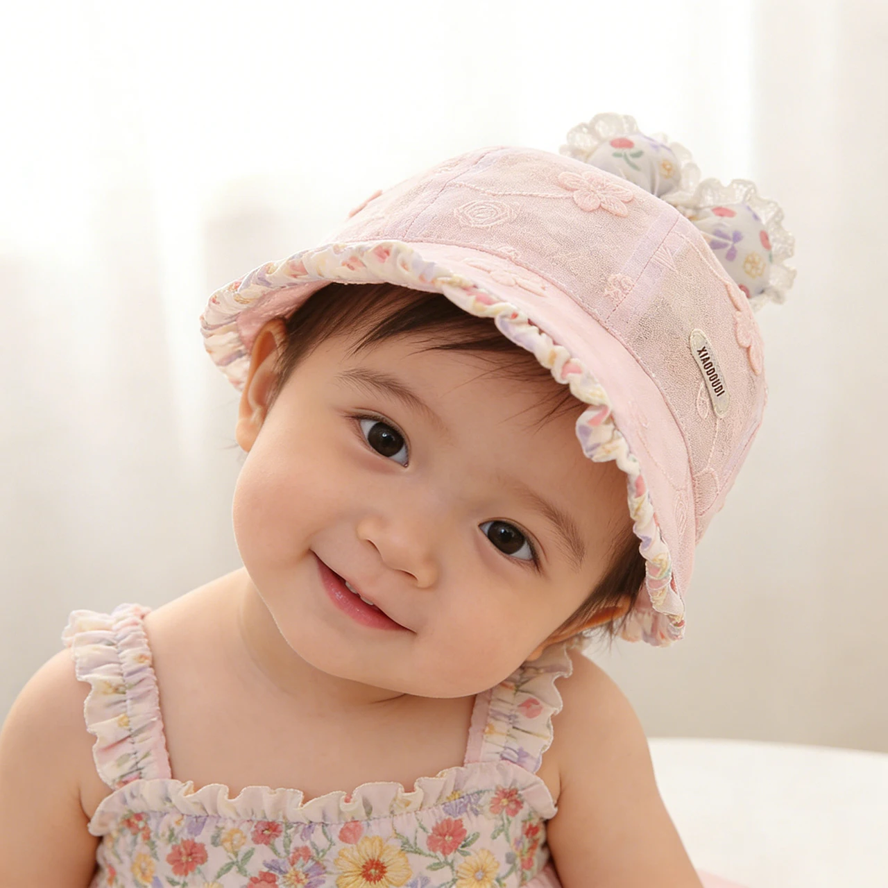 Princess Baby Sun Hats Flower Print Bow Duckbill Cap 6-12M Kids Wide-Brim UV Protection Hat Sweet Girl Outing Sunshade Visors
Princess Baby Sun Hats Flower Print Bow Duckbill Cap 6-12M Kids Wide-Brim UV Protection Hat Sweet Girl Outing Sunshade Visors