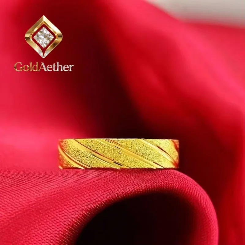 GoldAether 9999 24K Real Gold Gold Ring for Couples, Fashionable Japanese and Korean, Personalized, Simple, Trendy Men's Ringgif
GoldAether 9999 24K Real Gold Gold Ring for Couples, Fashionable Japanese and Korean, Personalized, Simple, Trendy Men's Ringgif