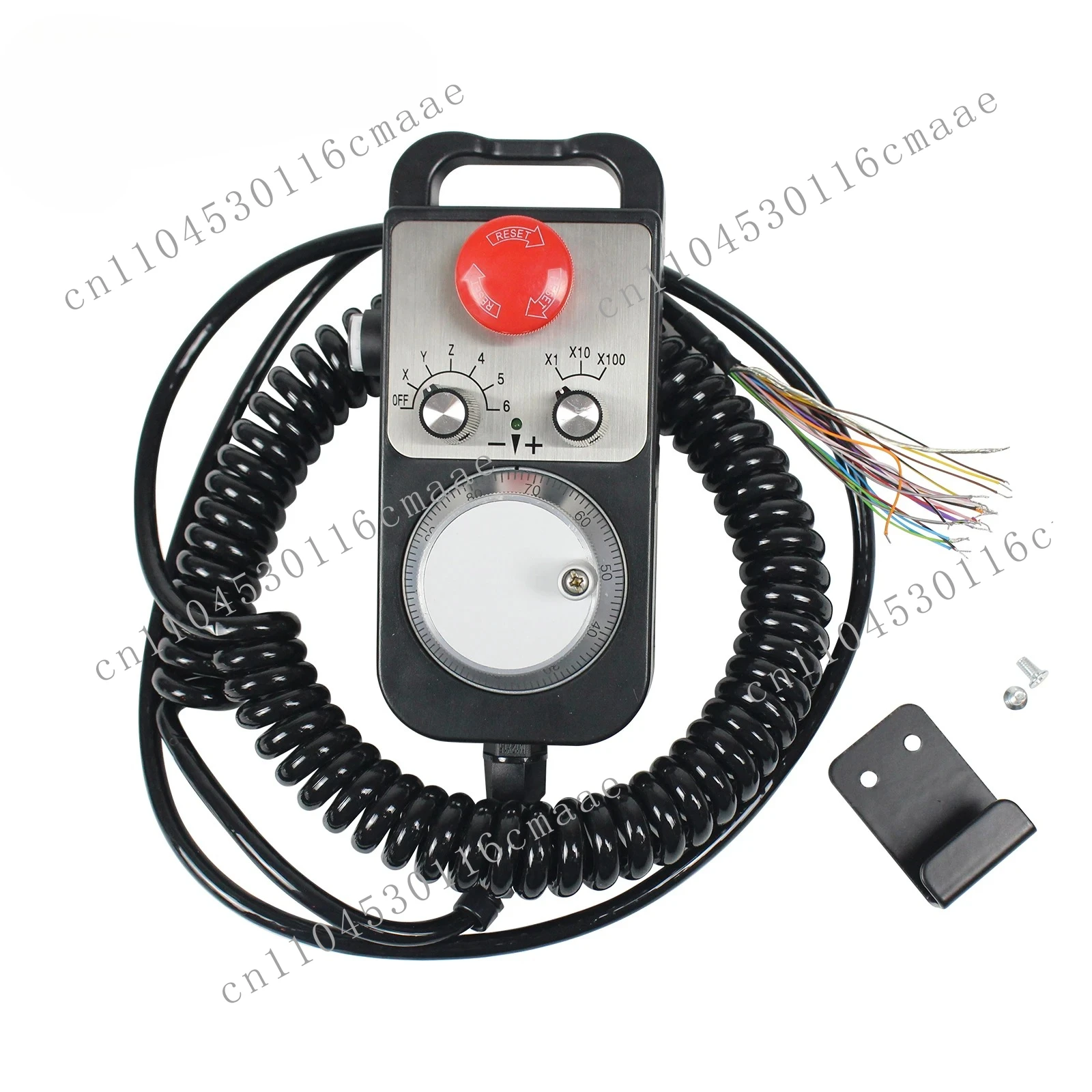 6 Axis MPG Pendant HandWheel 100 Pulse 5V & E-Stop for Router Milling Lathe Machine
6 Axis MPG Pendant HandWheel 100 Pulse 5V & E-Stop for Router Milling Lathe Machine