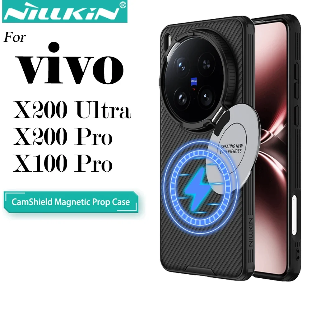Nillkin For Vivo X200 Ultra Vivo X200 Pro Vivo X100 Pro Magnetic Phone Case Flip-Style Lens Protection Back Cover
Nillkin For Vivo X200 Ultra Vivo X200 Pro Vivo X100 Pro Magnetic Phone Case Flip-Style Lens Protection Back Cover