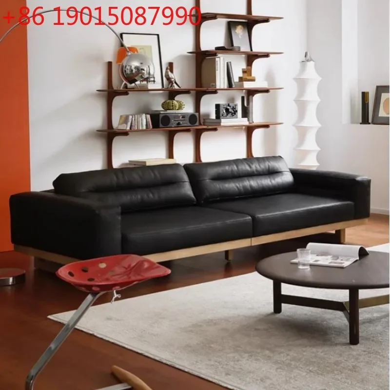 Minimalist design solid wood black soft bag antique sofa office club hotel three-person small apartment living room sofa
Minimalist design solid wood black soft bag antique sofa office club hotel three-person small apartment living room sofa