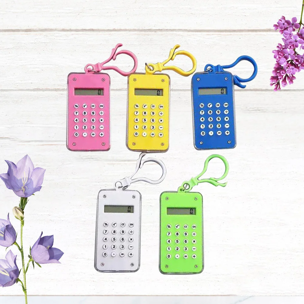 5Pcs Creative Candy Color Portable Mini Calculator Compact Size Lightweight Practical for School Home Office Student Calculator
5Pcs Creative Candy Color Portable Mini Calculator Compact Size Lightweight Practical for School Home Office Student Calculator