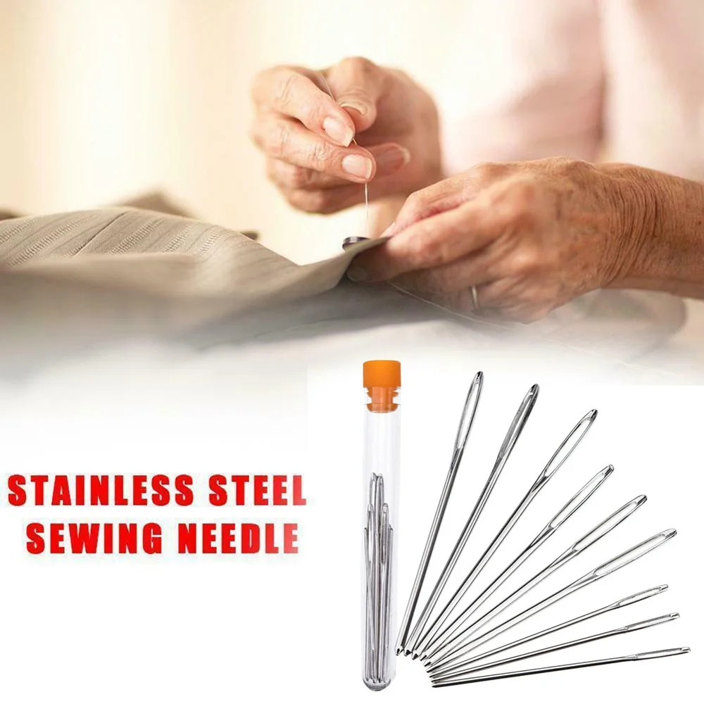 9Pcs Handmade Stitch Thread Leather Stitchery Sewing Accessories Sewing Needles Embroidery Tool Knitting Needle
9Pcs Handmade Stitch Thread Leather Stitchery Sewing Accessories Sewing Needles Embroidery Tool Knitting Needle