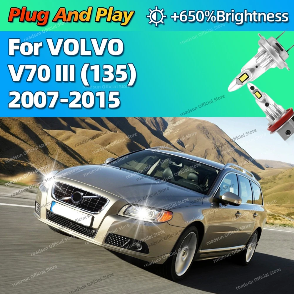 2/4Pcs LED Bulb Headlight Wireless 160W Auto Light Lamp For VOLVO V70 III 135 2007-2015 2009 2010 2011 2012 2013 2014
2/4Pcs LED Bulb Headlight Wireless 160W Auto Light Lamp For VOLVO V70 III 135 2007-2015 2009 2010 2011 2012 2013 2014