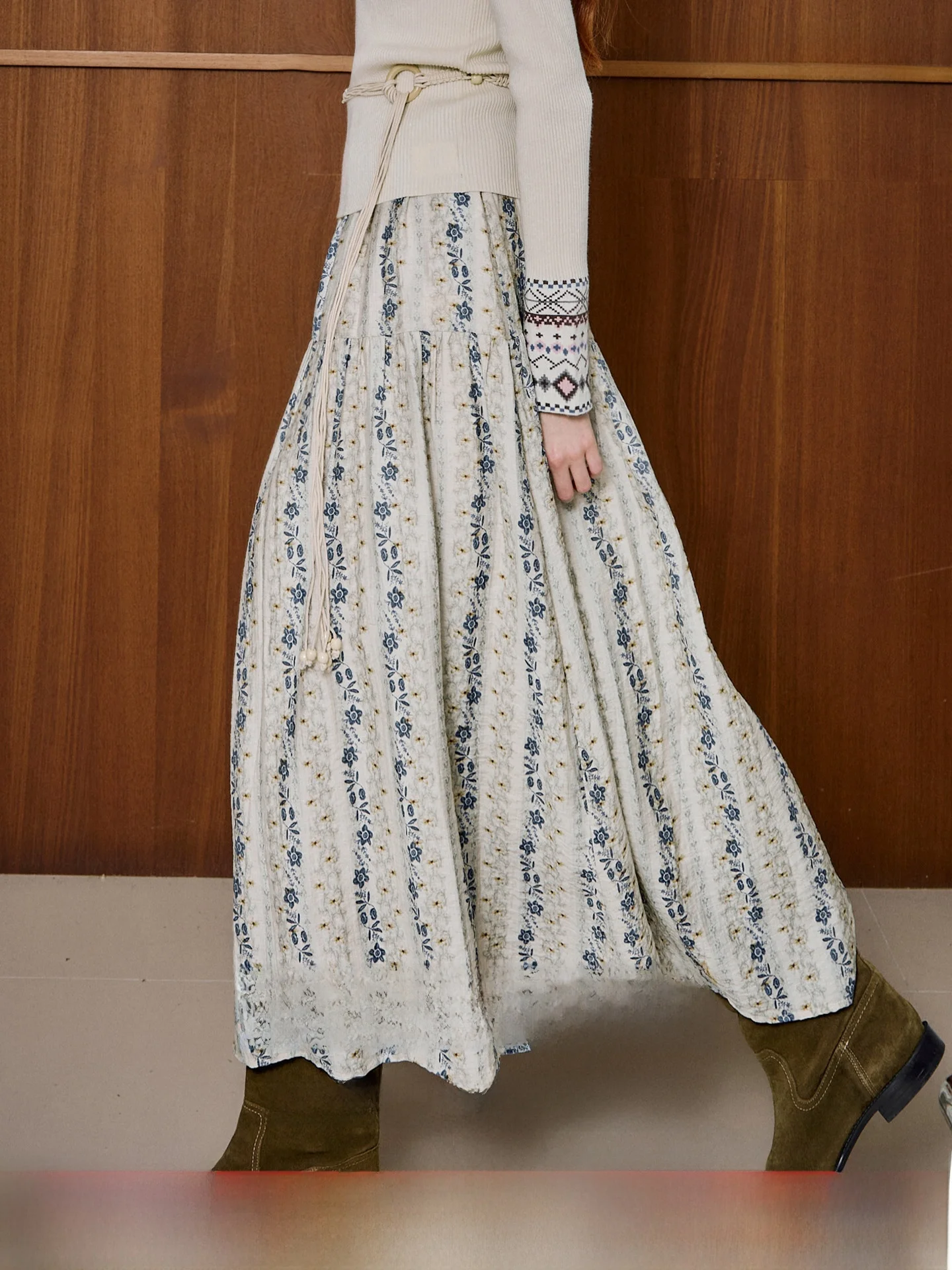 KuNMaViSen Fairy Blue Floral Half Skirt Women's A-Line Elastic Waist Spring Summer Autumn New Style Casual Breathable Skirt
KuNMaViSen Fairy Blue Floral Half Skirt Women's A-Line Elastic Waist Spring Summer Autumn New Style Casual Breathable Skirt