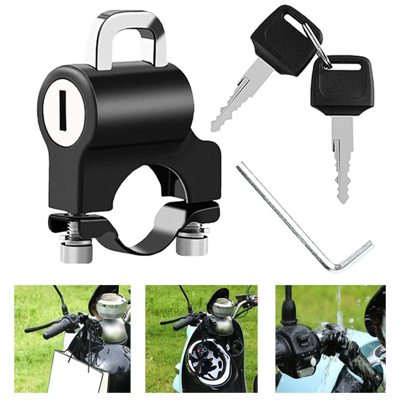 Замок для мотоциклетного шлема с защитой от кражи, многофункциональный металлический замок, универсальный Противоугонный защитный шлем для велосипеда
Замок для мотоциклетного шлема с защитой от кражи, многофункциональный металлический замок, универсальный Противоугонный защитный шлем для велосипеда
