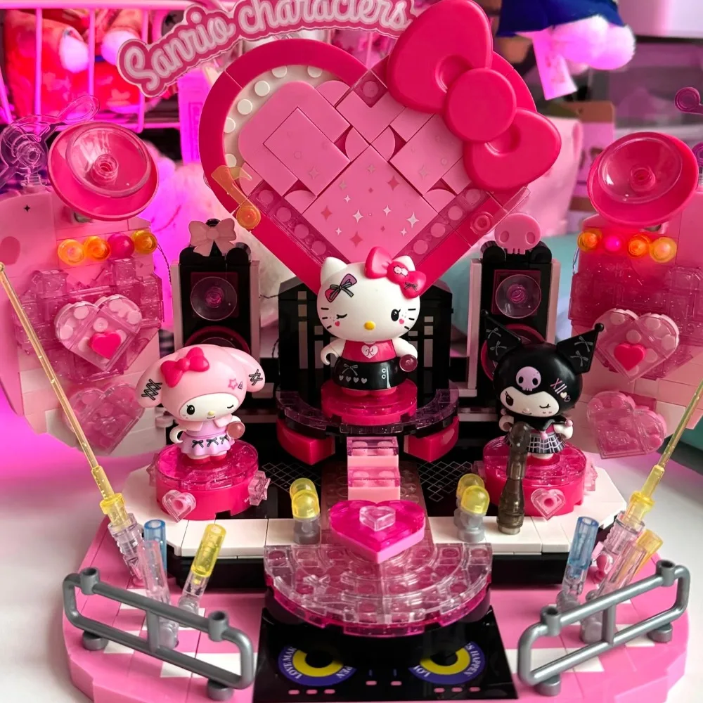 Sanrio Sweetheart Shining Stage Building Blocks Hello Kitty Kuromi Scene Model Bricks With Light Ornaments Collection Toys Gifts
Sanrio Sweetheart Shining Stage Building Blocks Hello Kitty Kuromi Scene Model Bricks With Light Ornaments Collection Toys Gifts