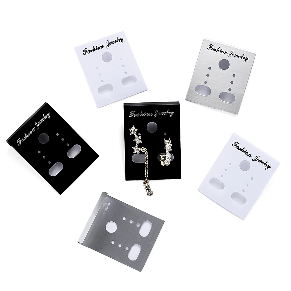 iYOE 50pcs 3*4cm PVC Earring Display Cards English Letters Hanging Earring Holder Cards for Jewelry Showcase and Storage Tool
iYOE 50pcs 3*4cm PVC Earring Display Cards English Letters Hanging Earring Holder Cards for Jewelry Showcase and Storage Tool