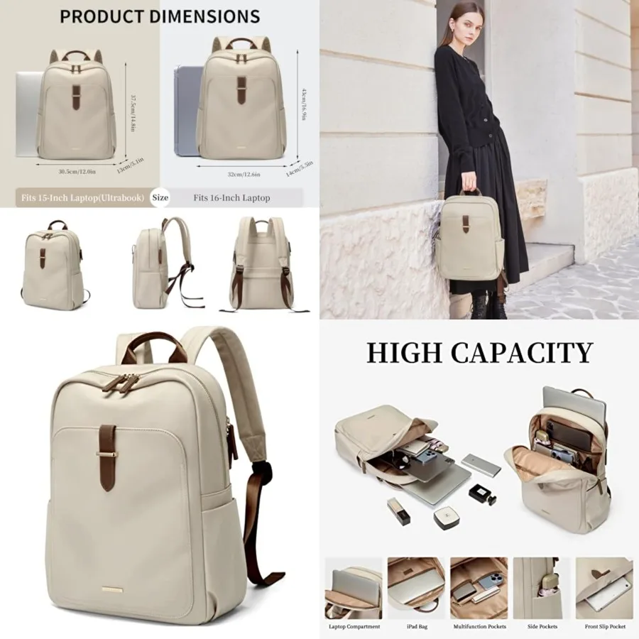 Laptop Backpack Purse for Women Fits Notebook Casual Daypack Work Travel College Bookbag Fashion Computer Bag
Laptop Backpack Purse for Women Fits Notebook Casual Daypack Work Travel College Bookbag Fashion Computer Bag