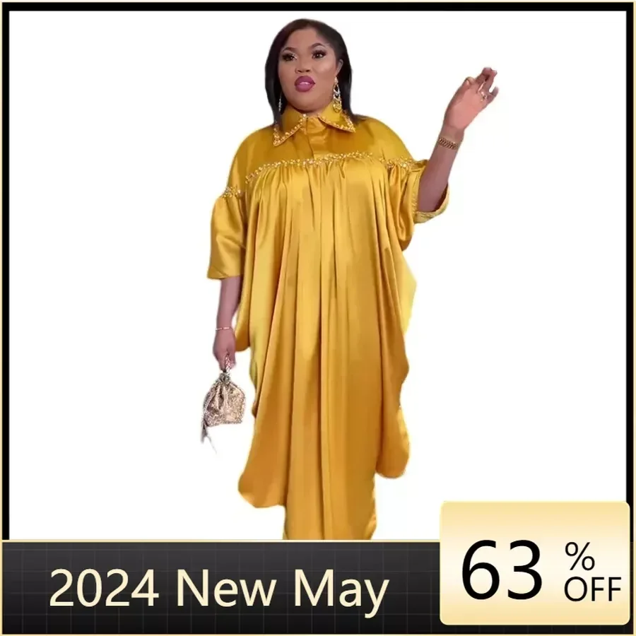 African Dresses for Women Elegant Polyester New Muslim Fashion Abayas Dashiki Robe Kaftan Long Maxi Dress Gowns Outfits
African Dresses for Women Elegant Polyester New Muslim Fashion Abayas Dashiki Robe Kaftan Long Maxi Dress Gowns Outfits